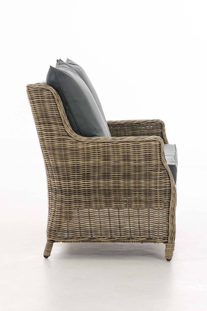 2er Sofa Montero Eisengrau natura-2