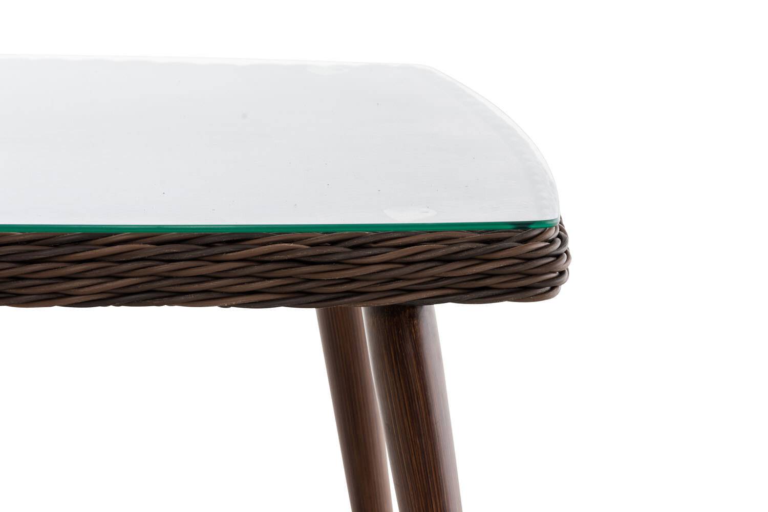 Tisch Ameland Rundrattan 35 cm braun-meliert-2