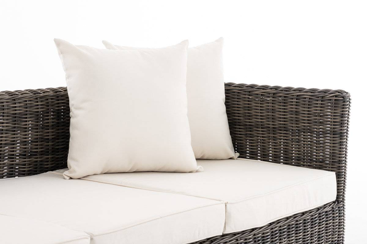 Lounge-Sofa Solano 5mm Cremeweiß grau-meliert-4