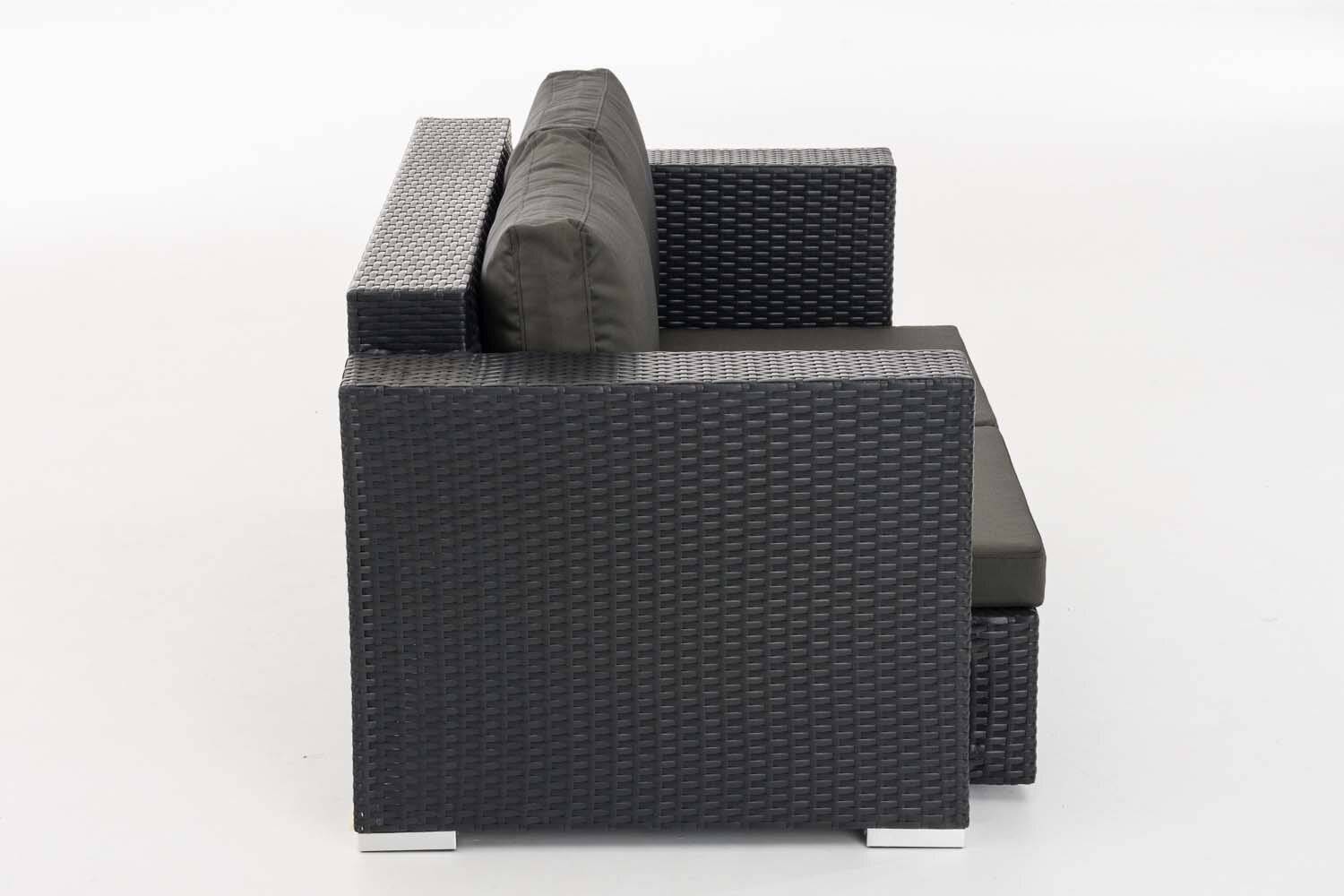 2er Sofa Provence / Sunset Anthrazit schwarz-3