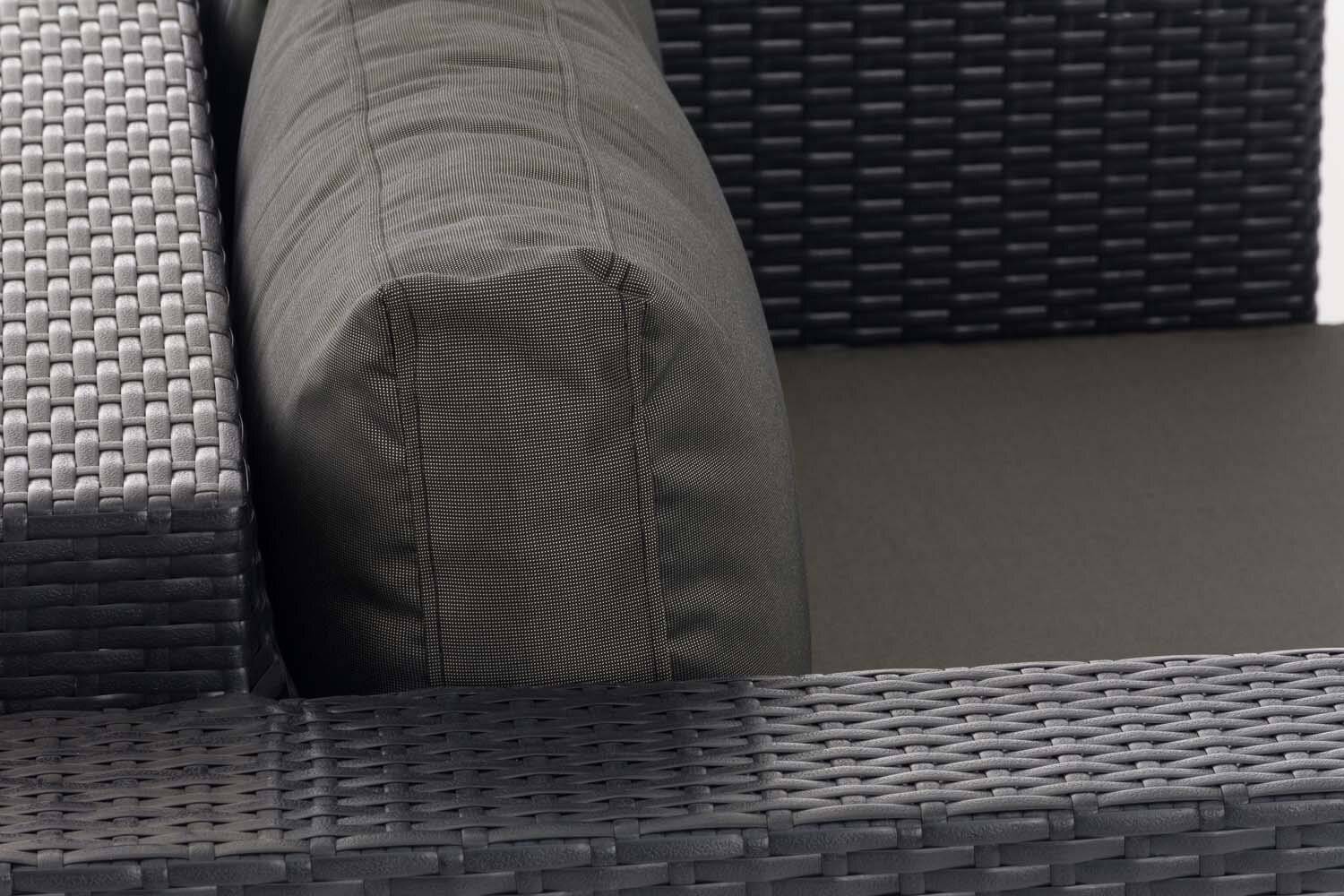 2er Sofa Provence / Sunset Anthrazit schwarz-4