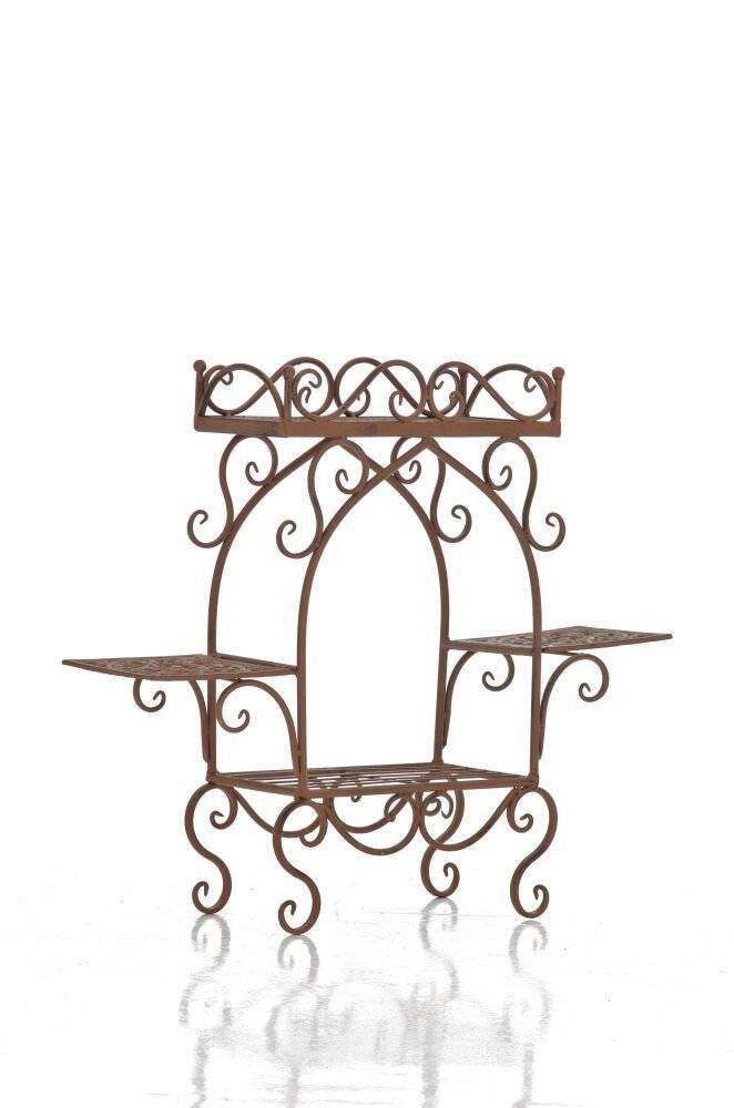 Blumentisch Estera antik braun-1