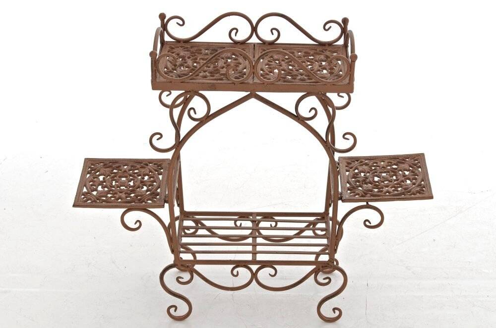 Blumentisch Estera antik braun-2