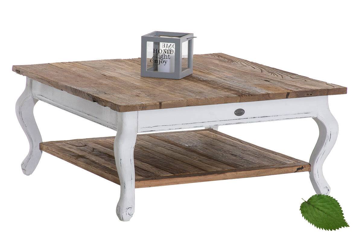 Couchtisch Eneas 90x90 weiß natura