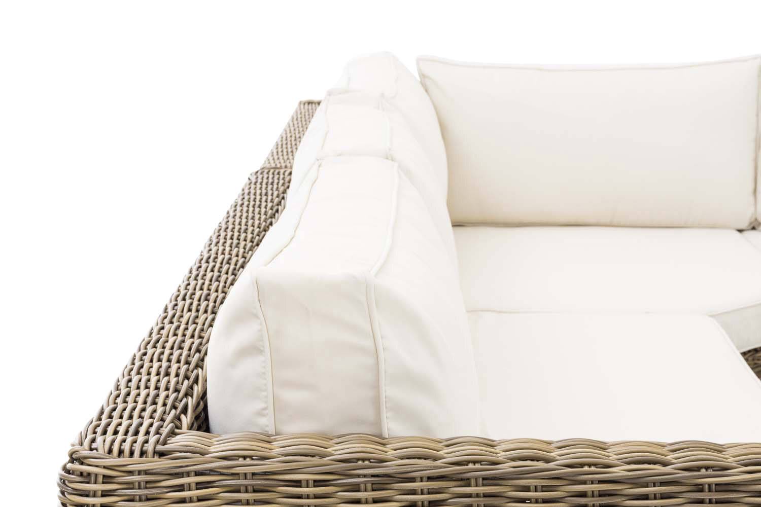 Ecksofa Tibera 5mm cremeweiß natura-2