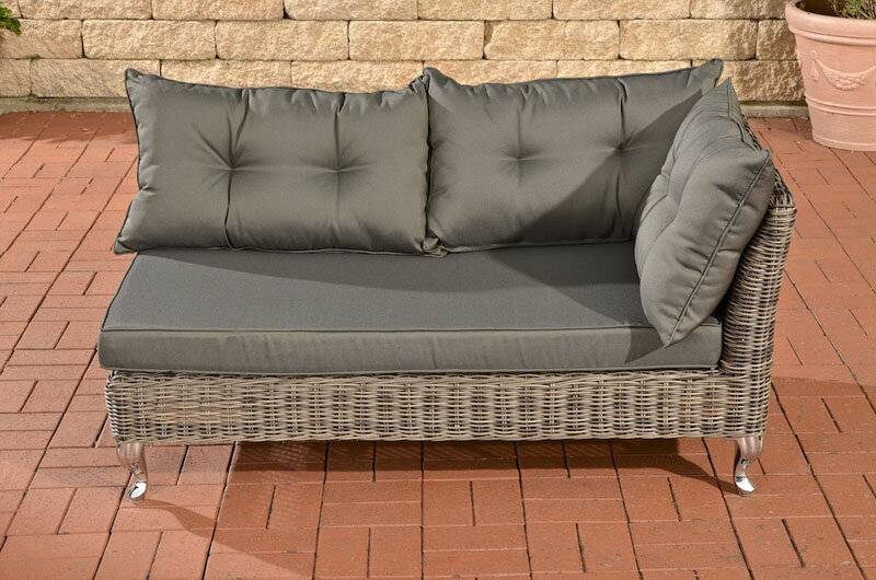Ecksofa Moss Anthrazit grau-meliert-1