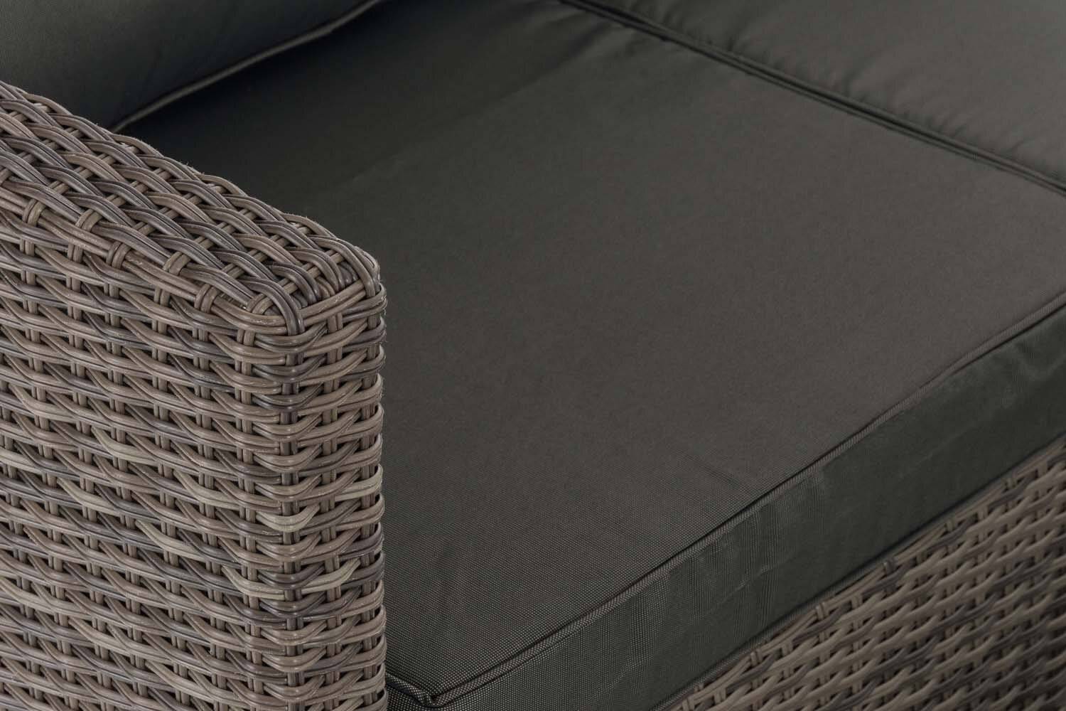 Ecksofa-Garnitur Liberi 5mm Anthrazit grau-meliert-3