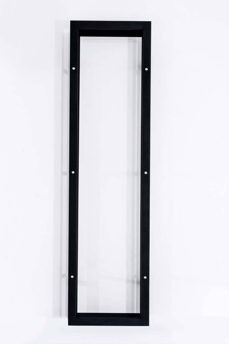 Kaminholzständer Keri Wand V3 25x40x150 cm schwarz-2