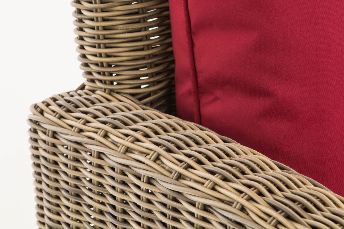 Sofa 3er Fisolo Rubinrot 5mm natura-4