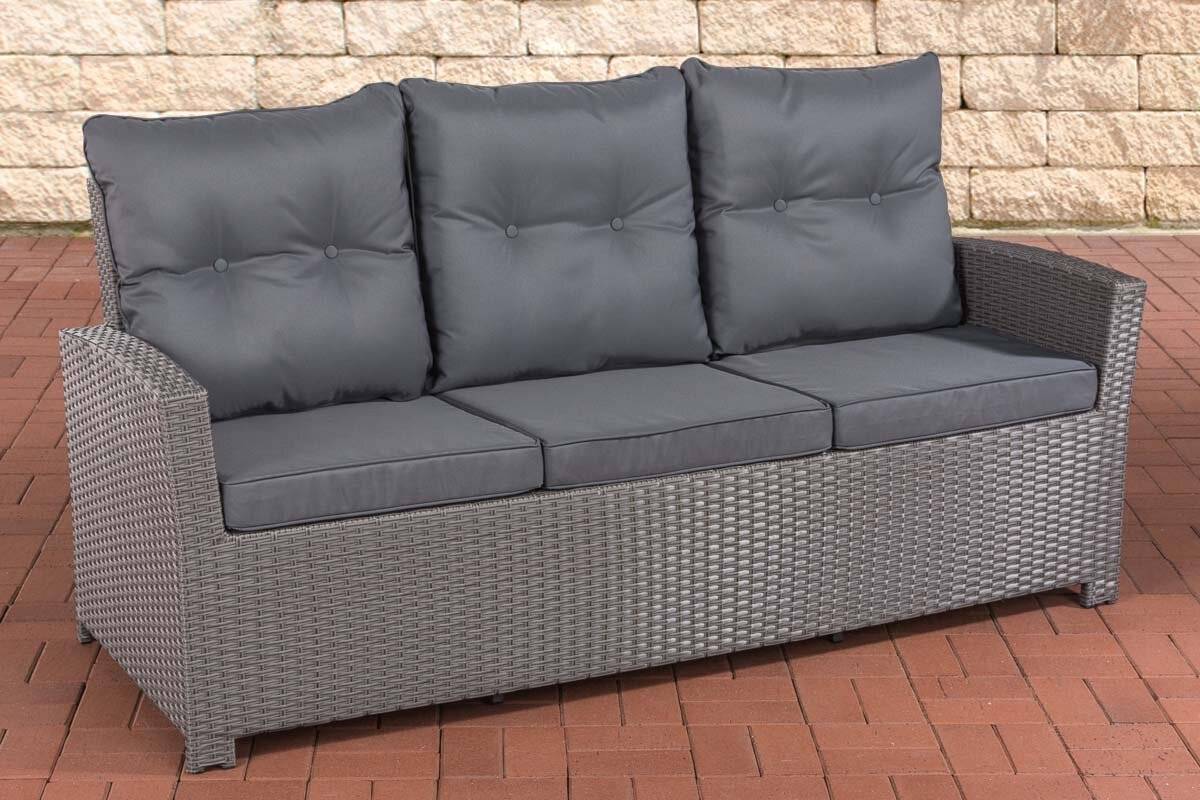 Sofa 3er Fisolo Eisengrau grau-0