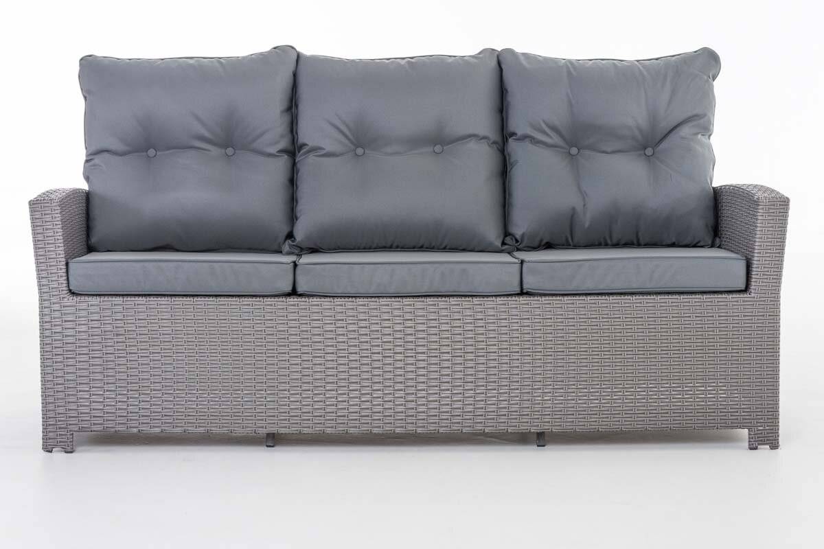 Sofa 3er Fisolo Eisengrau grau-2