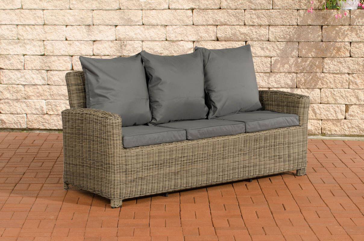 Sofa 3er Fisolo Eisengrau 5mm natura-0