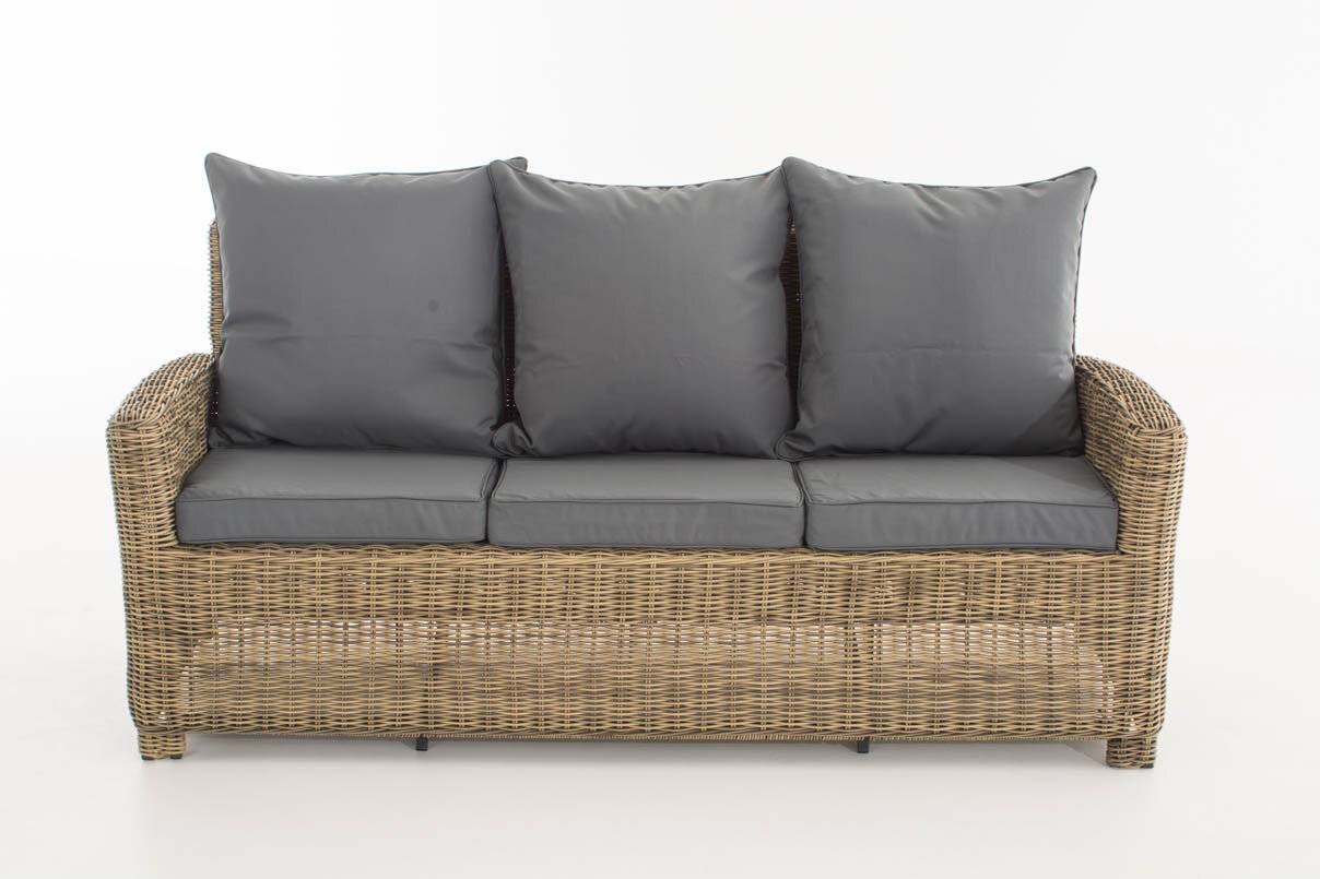 Sofa 3er Fisolo Eisengrau 5mm natura-1