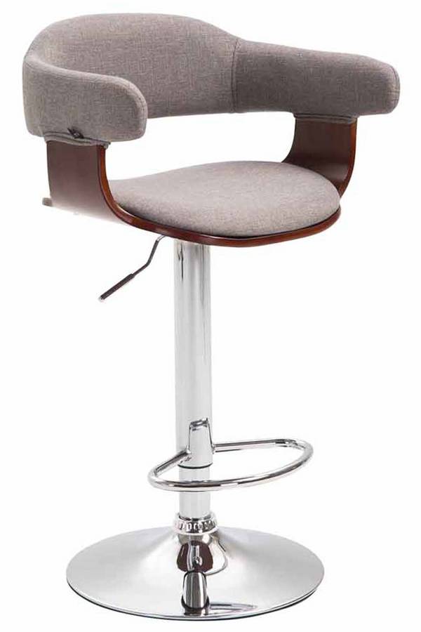 Barhocker Natal Stoff Coffee coffee/grau