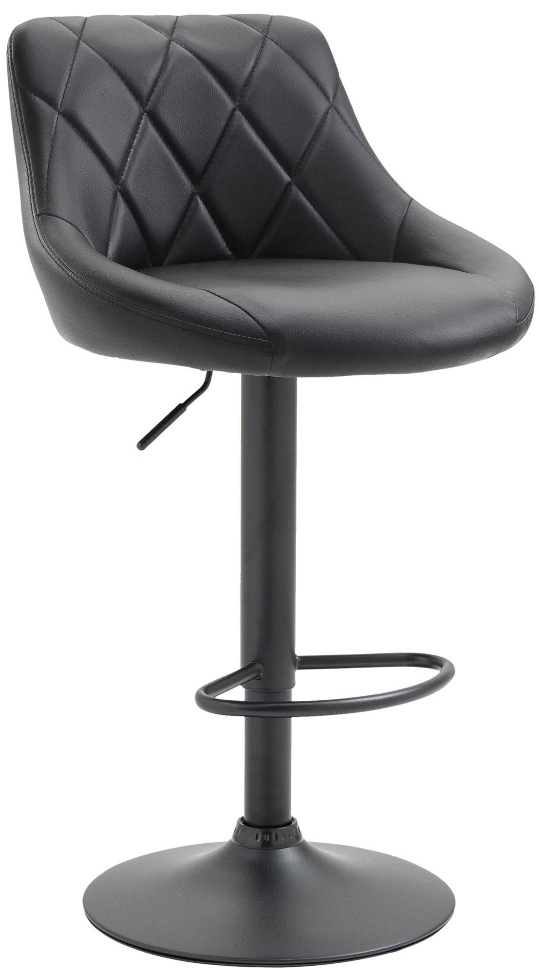 Barhocker Lazio Kunstleder schwarz schwarz-0