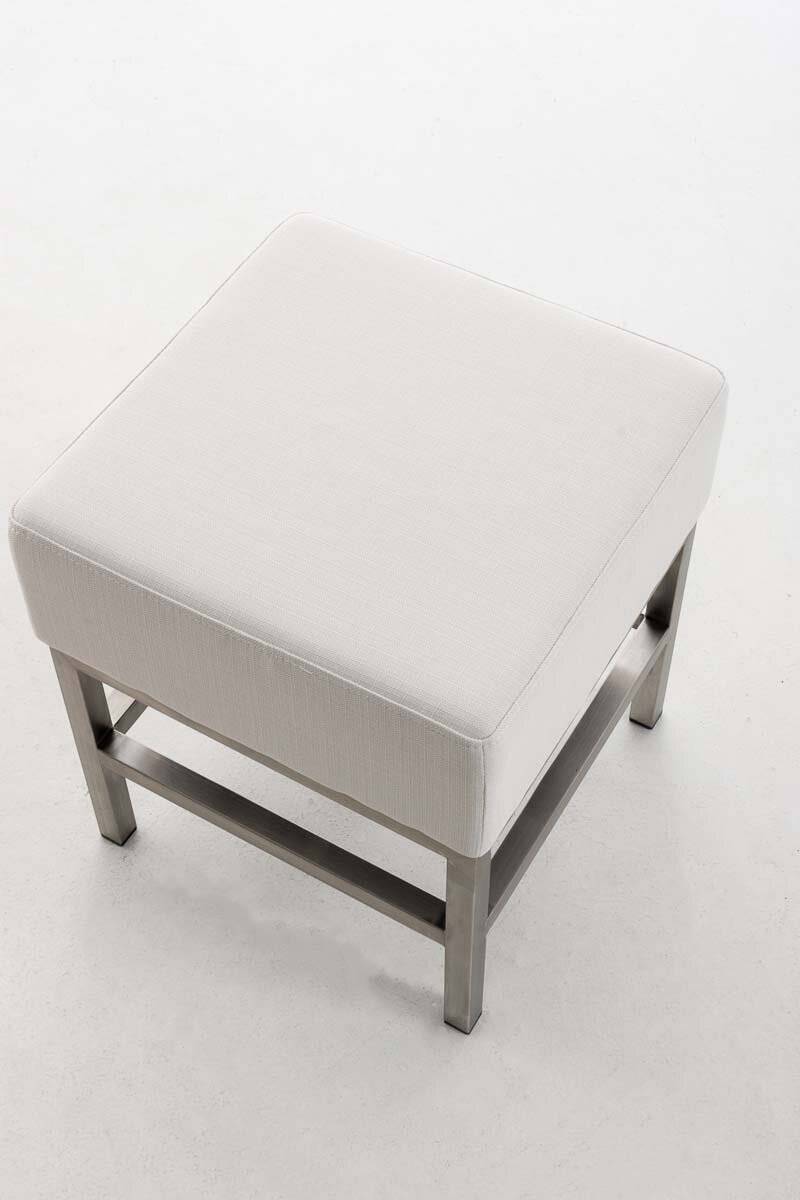 Hocker Tulip Stoff weiß-2
