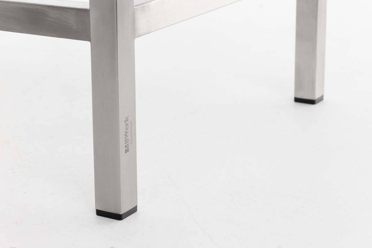 Hocker Tulip Stoff weiß-4