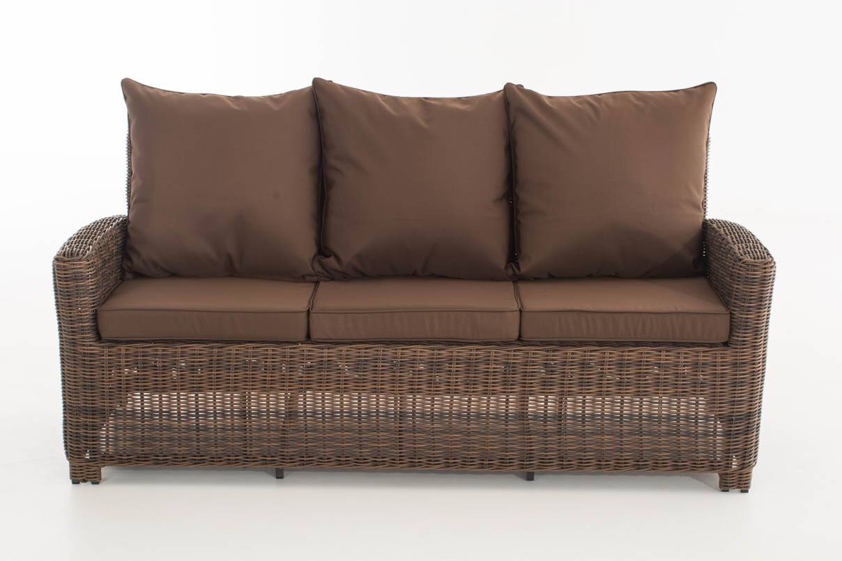 Sofa 3er Fisolo Terrabraun 5mm braun-meliert-1