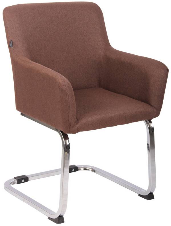 Stuhl Puka Stoff braun