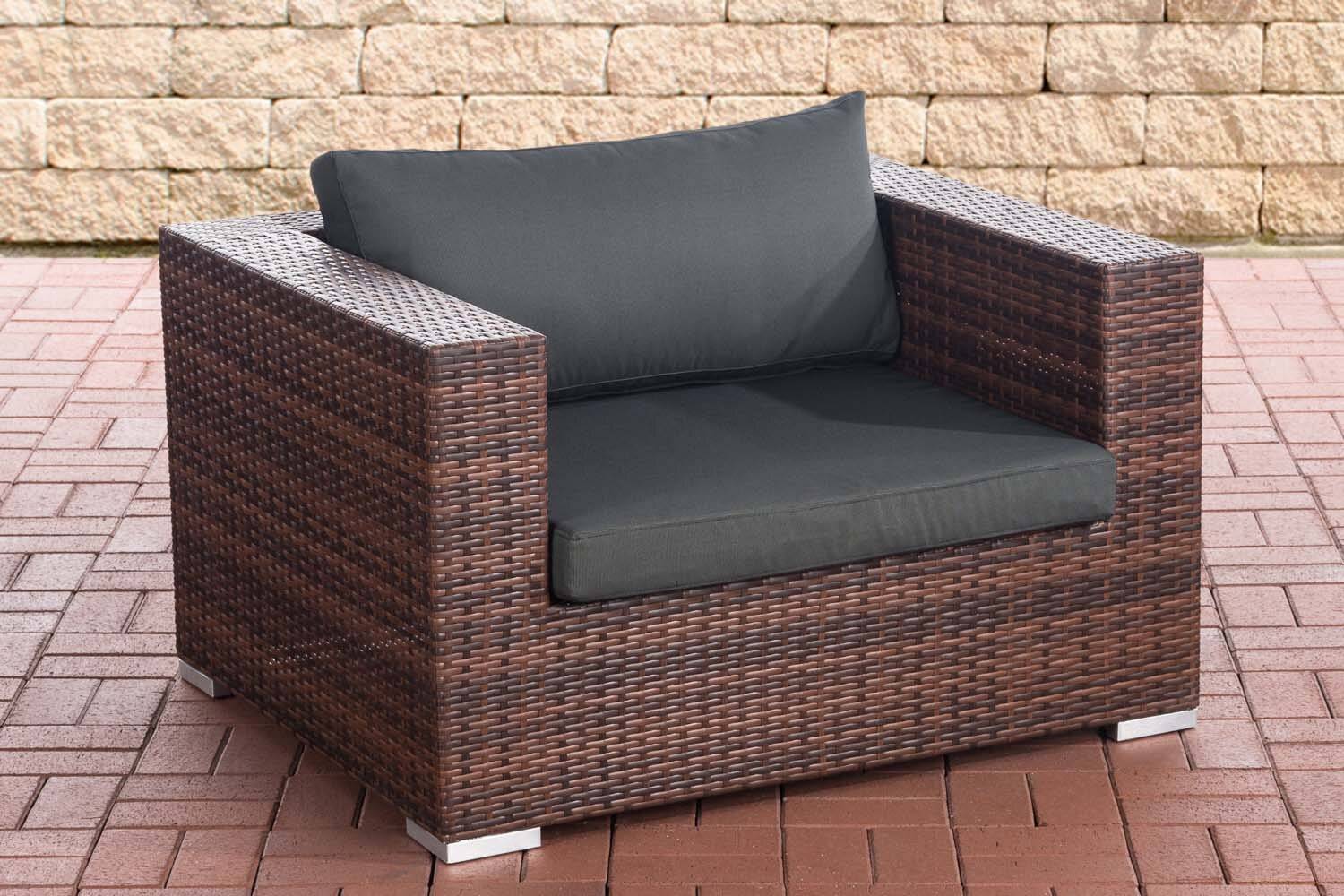Sessel Casablanca anthrazit braun-meliert-0