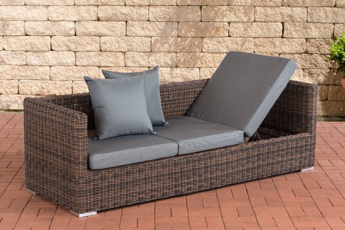 Lounge-Sofa Solano 5mm Eisengrau braun-meliert-0