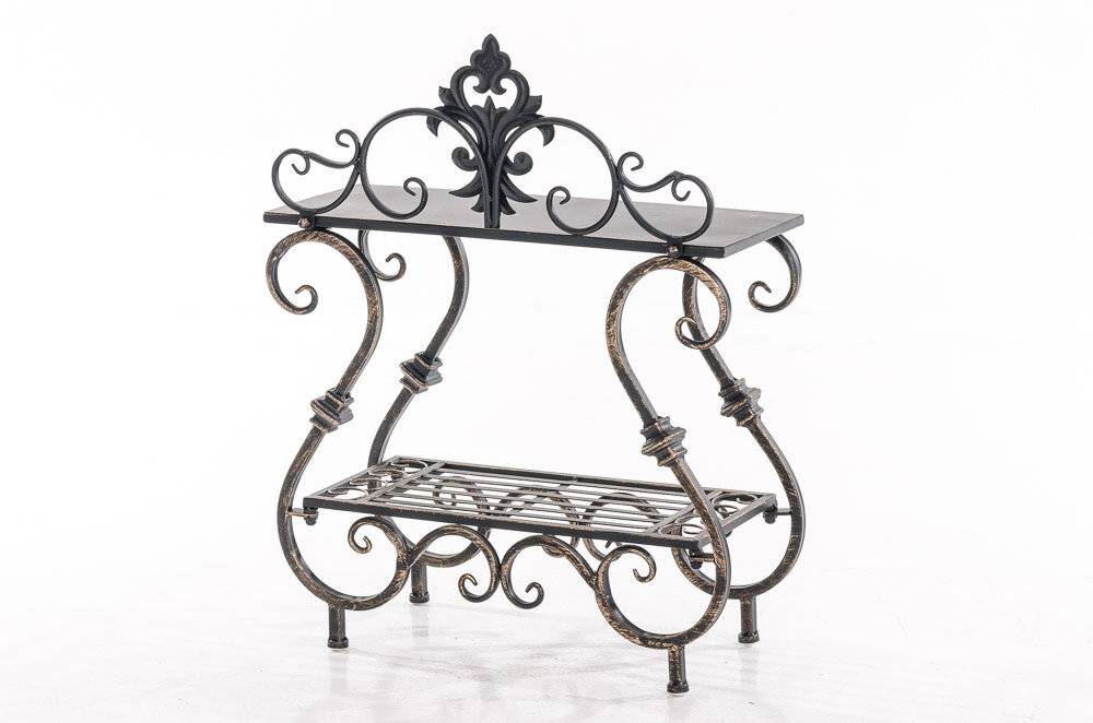 Blumentisch Aurica bronze-2
