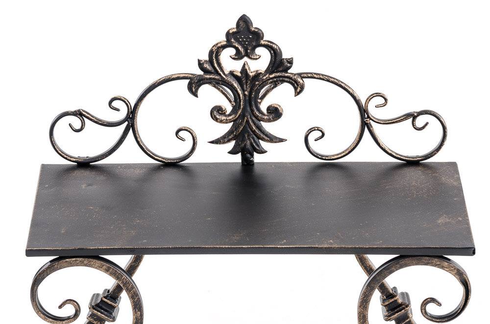 Blumentisch Aurica bronze-3