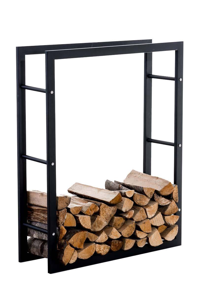 Kaminholzständer Keri V3 25x100x150 schwarz-0