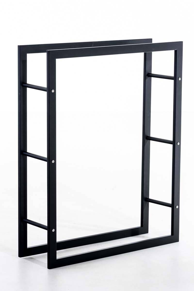 Kaminholzständer Keri V3 25x100x150 schwarz-1