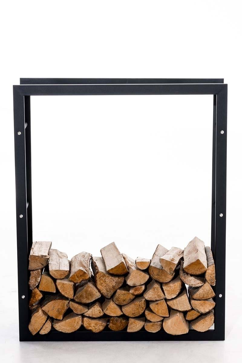 Kaminholzständer Keri V3 25x100x150 schwarz-2