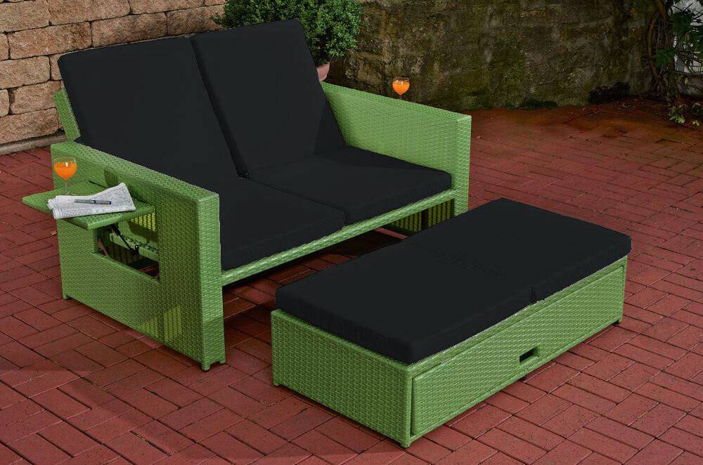 Sofa Ancona Anthrazit grün-0