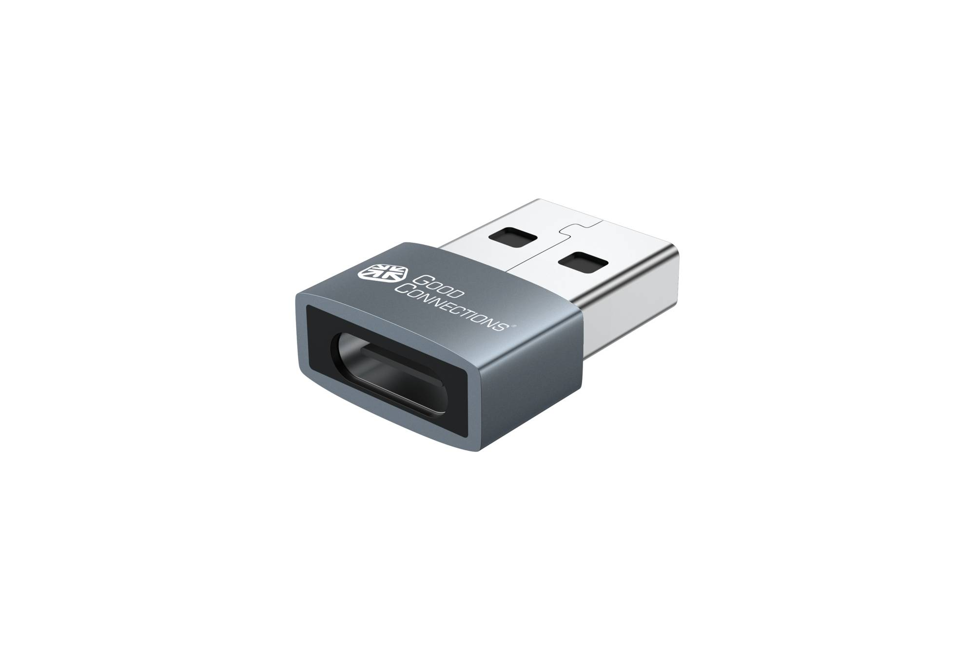 Good Connections USB-AD203, USB-A, USB-C, Grau-0
