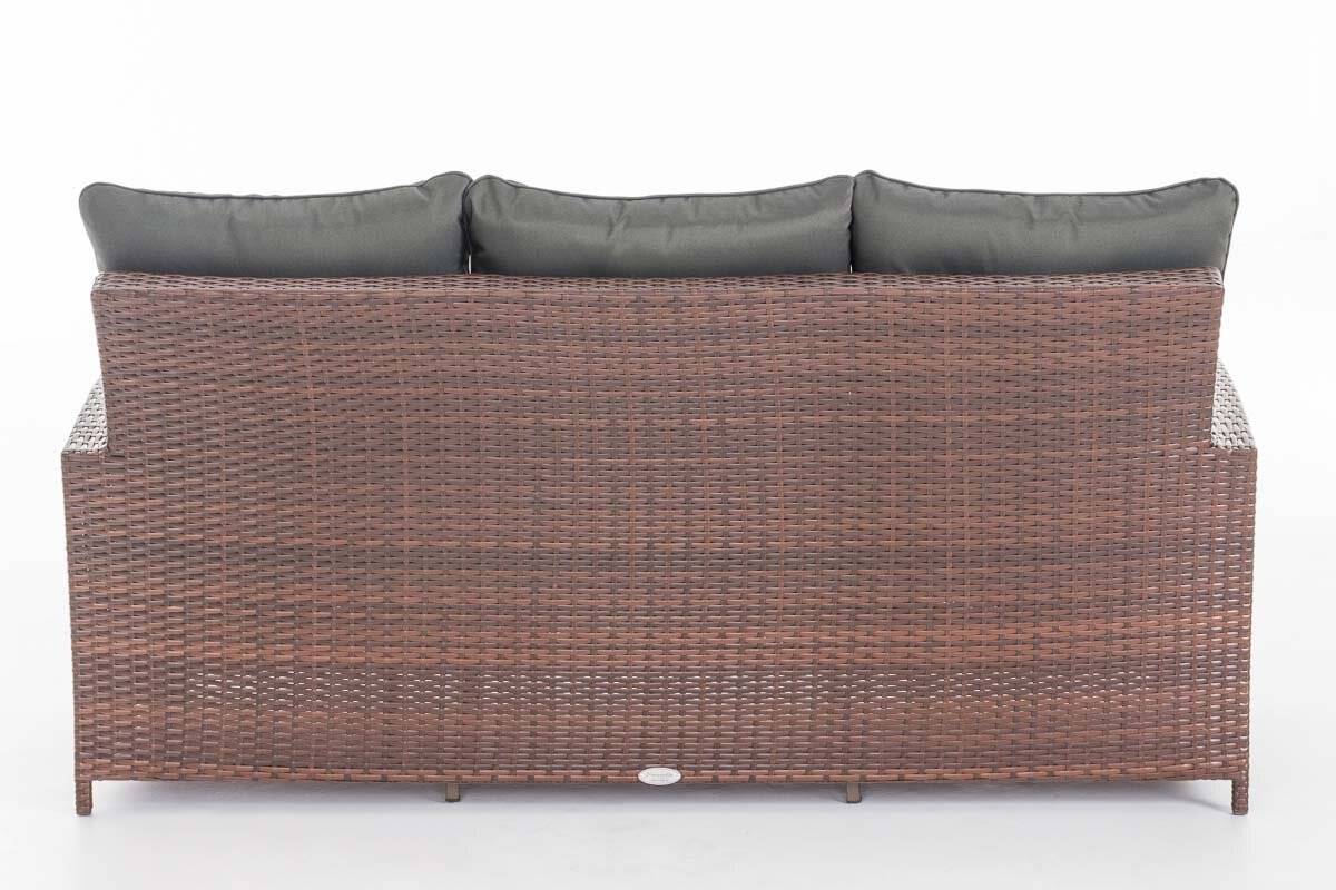 Sofa 3er Fisolo Anthrazit braun-meliert-3