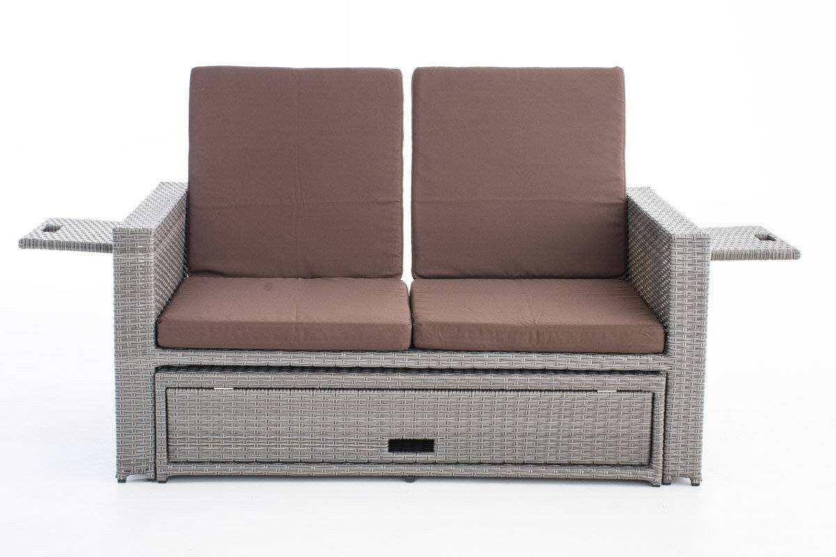 Sofa Ancona Terrabraun grau-2