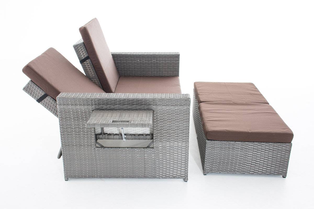 Sofa Ancona Terrabraun grau-3