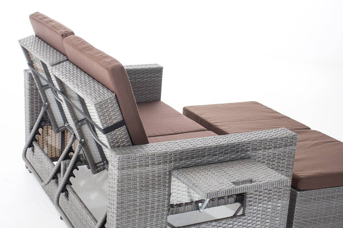 Sofa Ancona Terrabraun grau-4