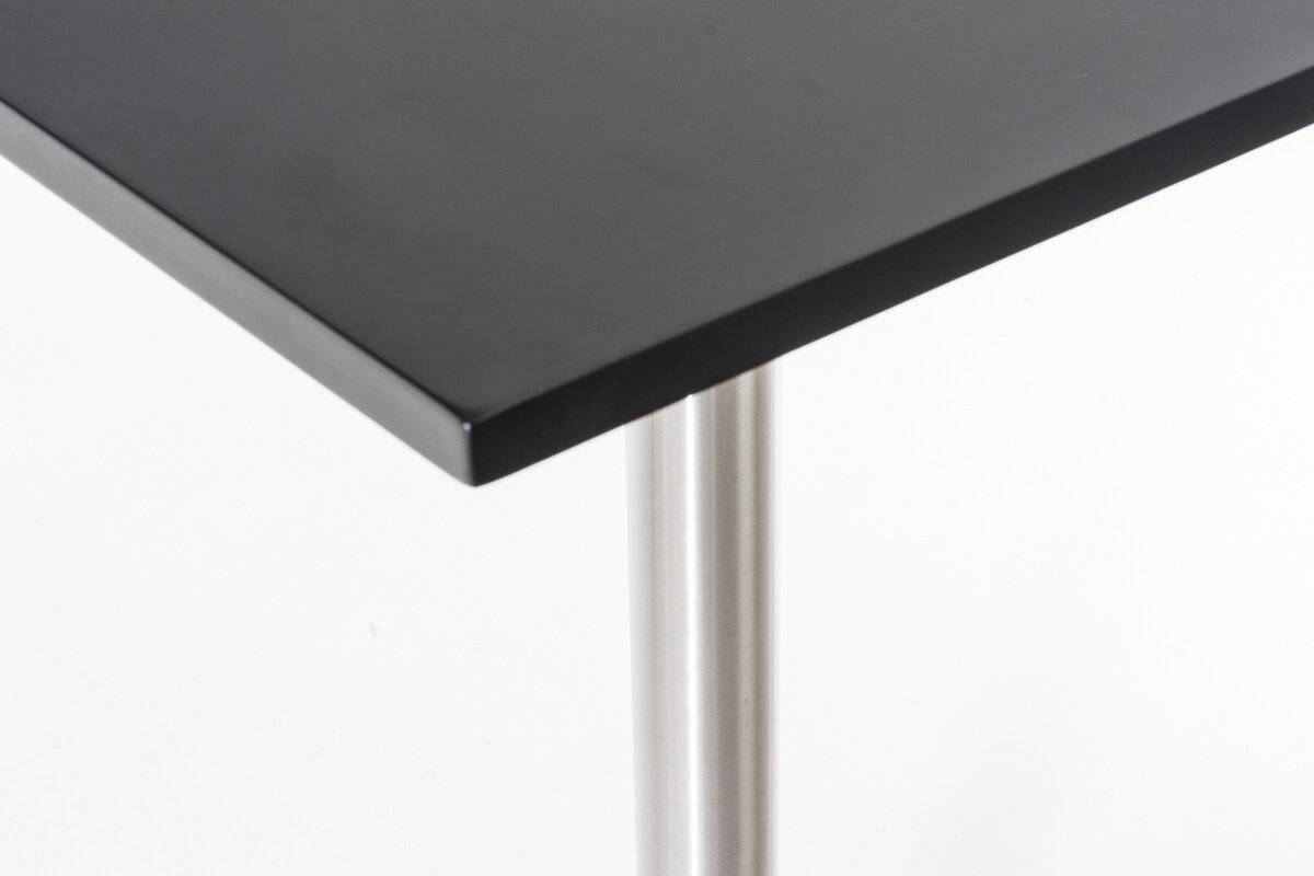 Stehtisch Vitral 70x70 H:110 Edelstahl schwarz-matt-3