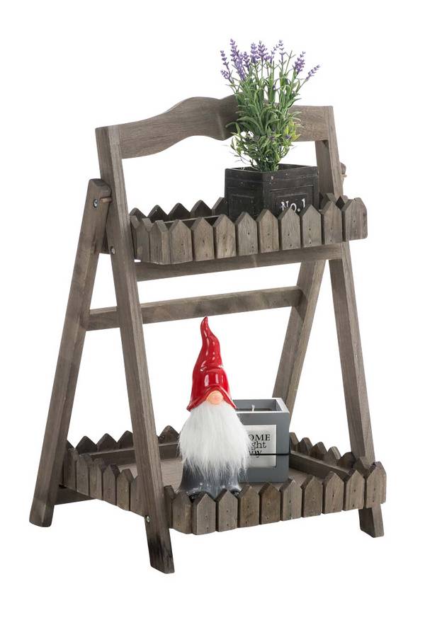 Treppenregal dunkelbraun
