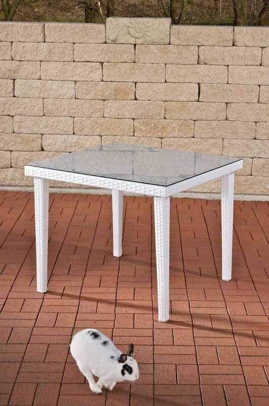 Tisch Bari 100x100 weiß-0