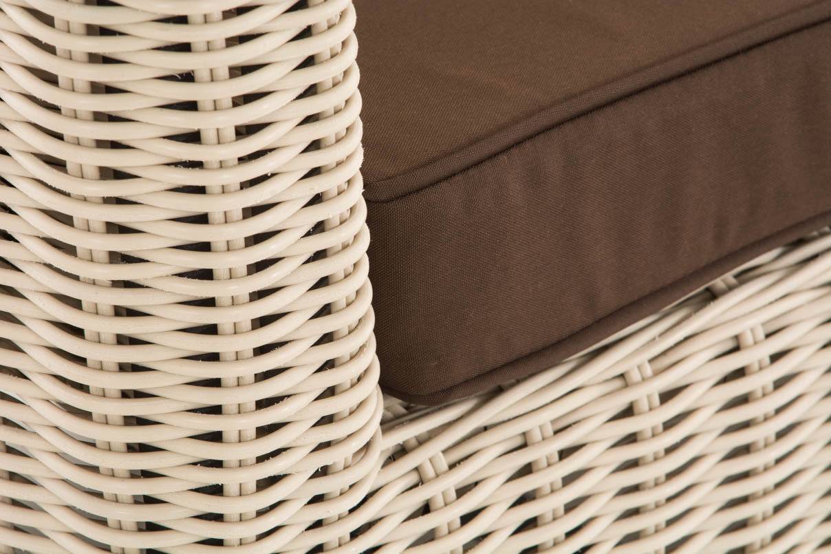 Sofa 3er Fisolo Terrabraun 5mm perlweiß-4