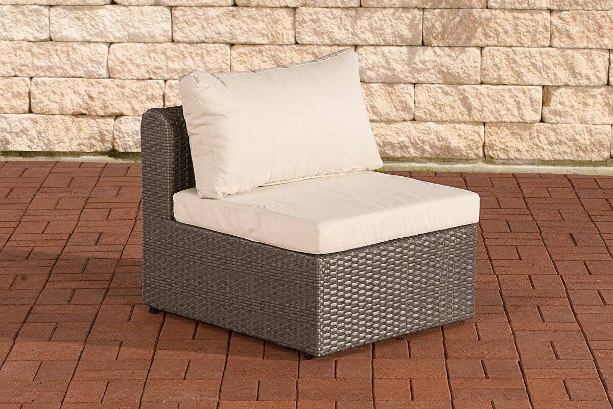 Mittel-Sofa Paradiso grau