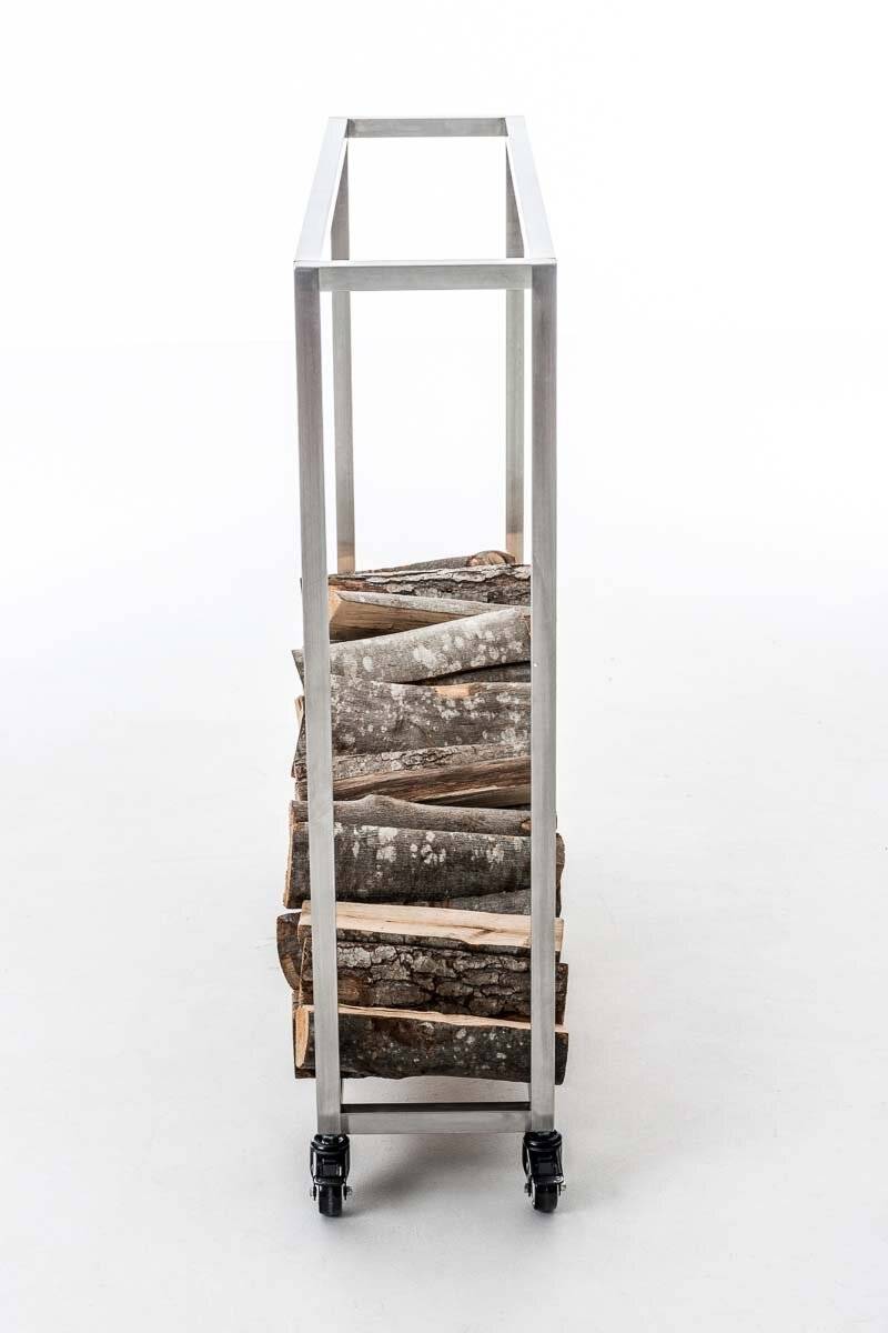 Kaminholzständer Hetta 25x80x150 cm edelstahl-2