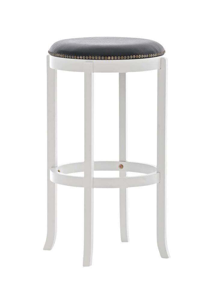 Hocker Cleve weiß/schwarz-0