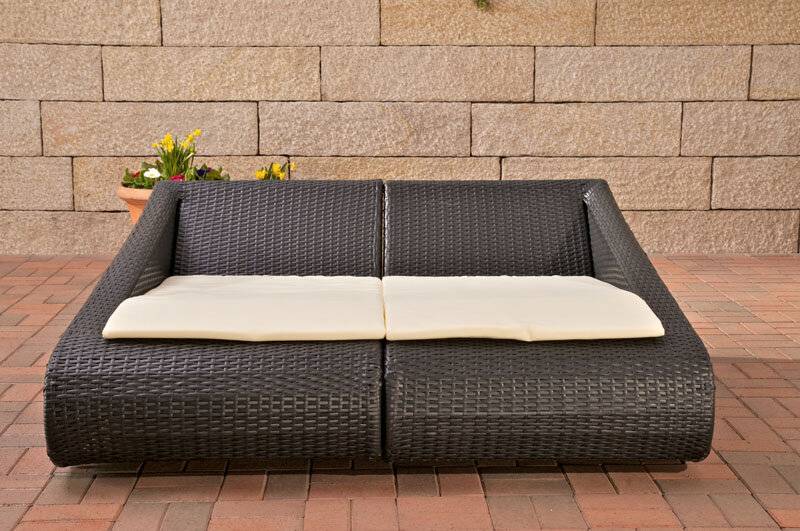 Loungbett Malta schwarz-2