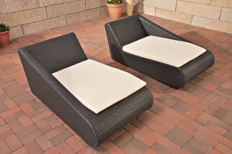 Loungbett Malta schwarz-4