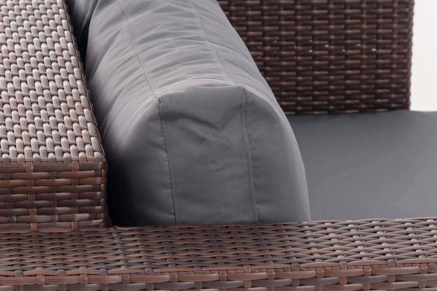 2er Sofa Provence / Sunset Eisengrau braun-meliert-4
