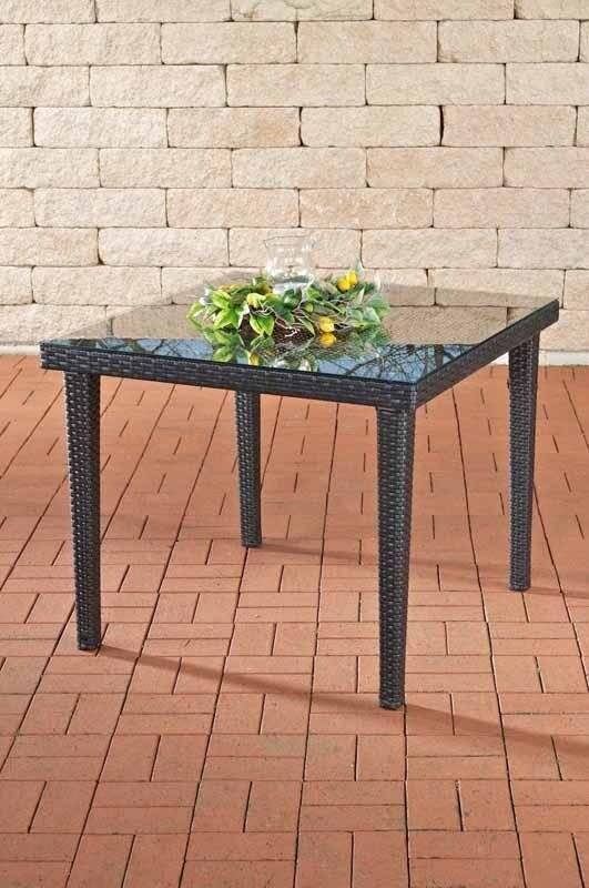 Tisch Bari 80x80 schwarz-0