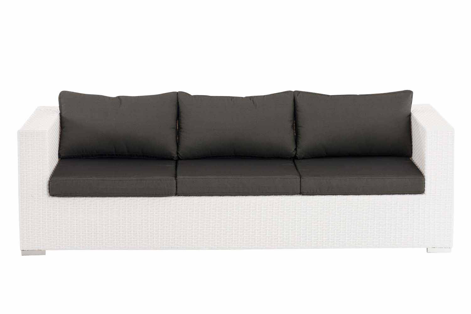 3er Sofa Casablanca anthrazit weiß-2