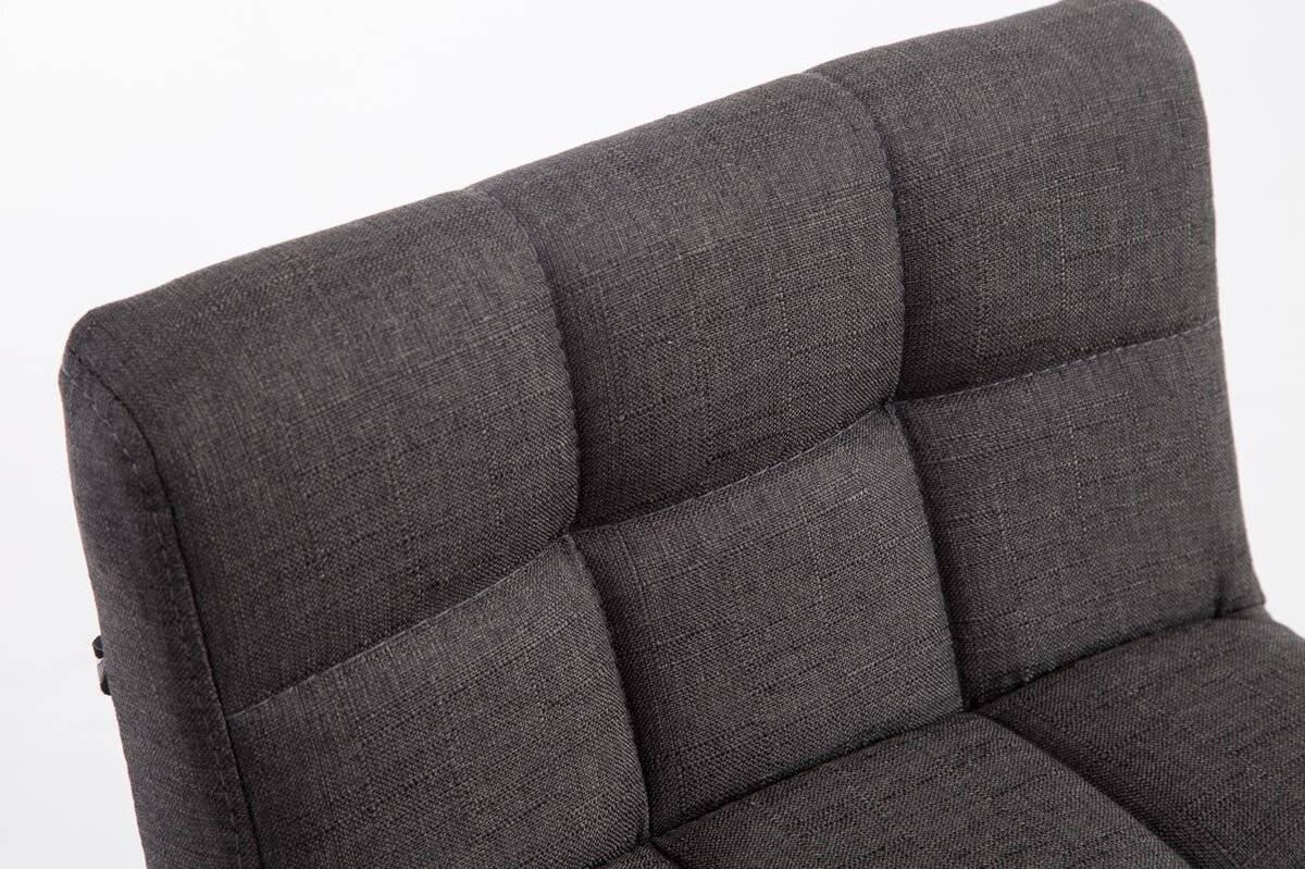 Barhocker Lincoln V2 Stoff Schwarz dunkelgrau-4
