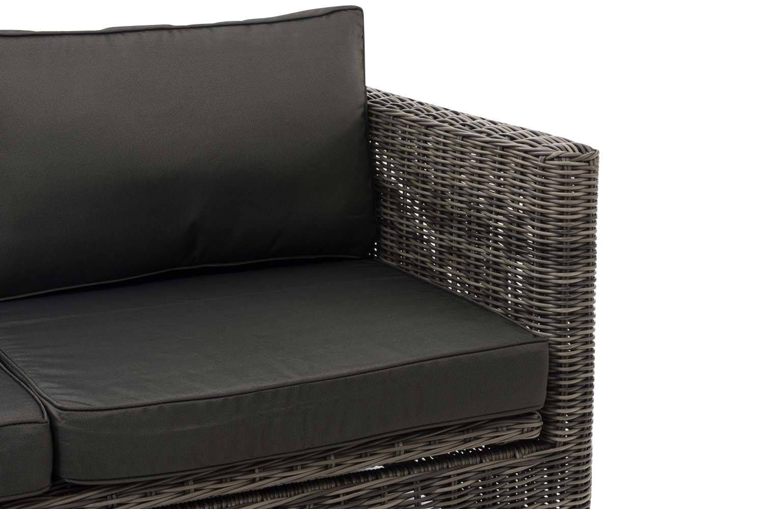 Ecksofa Tibera 5mm anthrazit grau-meliert-4